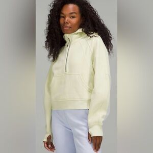 Lululemon Half Zip Scuba Hoodie Size XS/S NWOT DEWEY GREEN